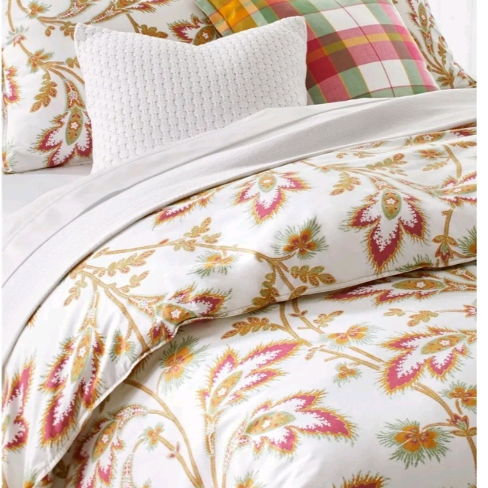 Ralph Lauren Liana Queen Duvet Cover with 4 Shams MSRP $540